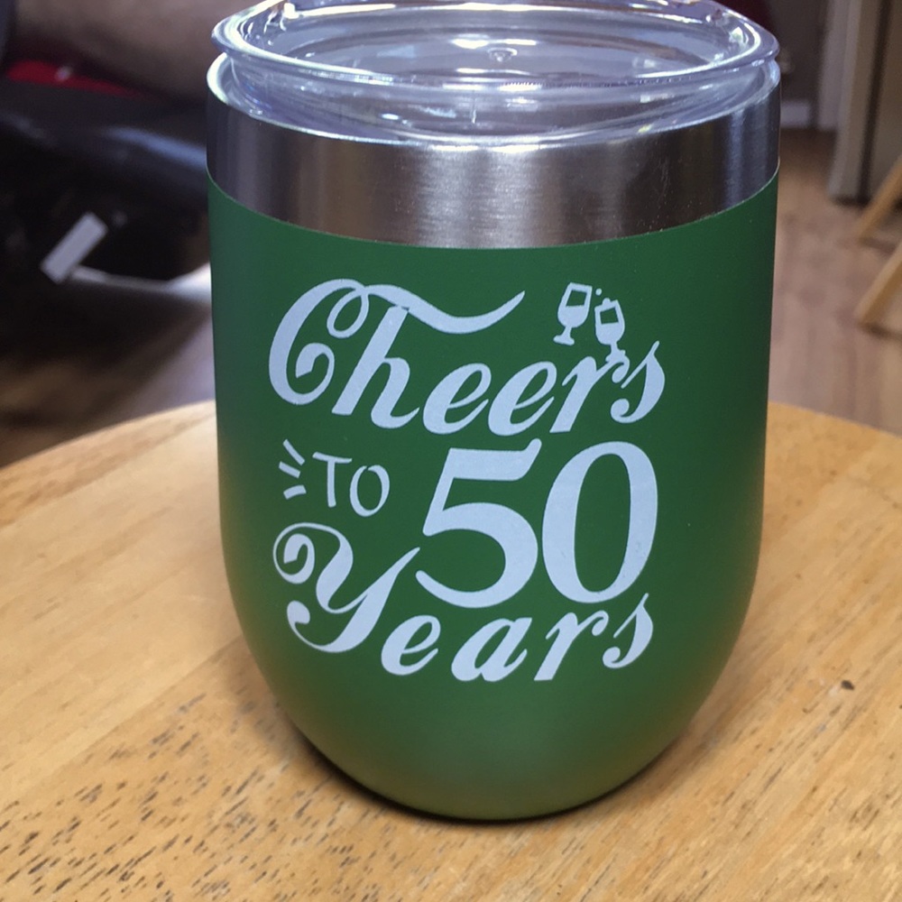 Cheers to 50 years insulated cup